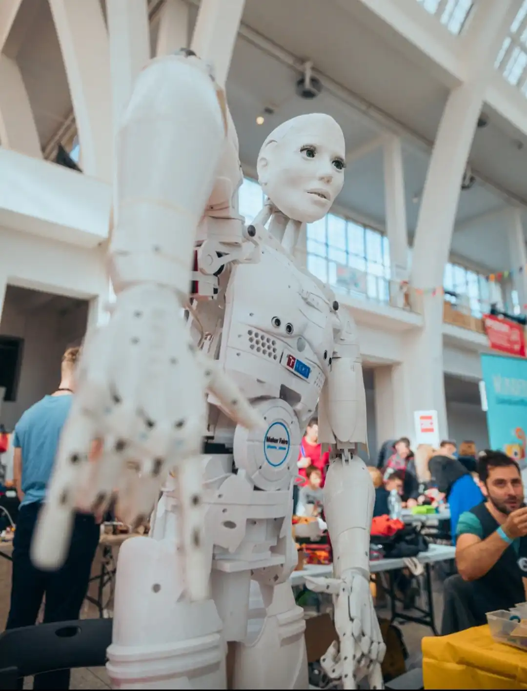 Robot InMoov na Maker Faire